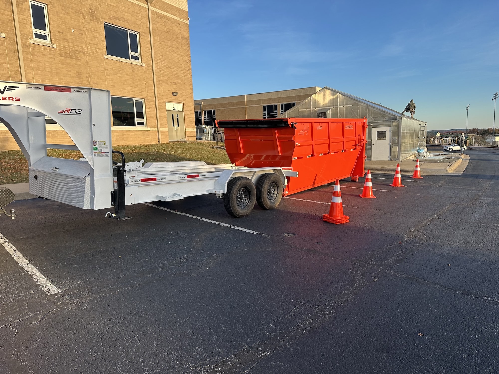 25 yard dumpster rental for large construction projects and estate cleanouts in Branson Missouri